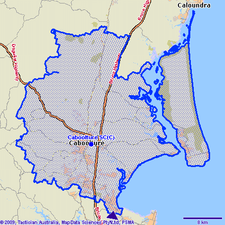 Caboolture Map